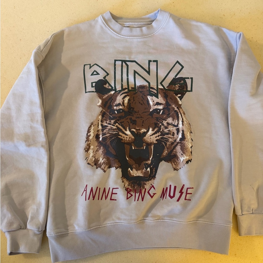 Anine Bing Tiger Graphic Crew